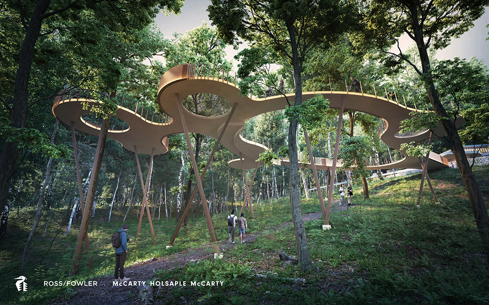 ijam nature center walkway